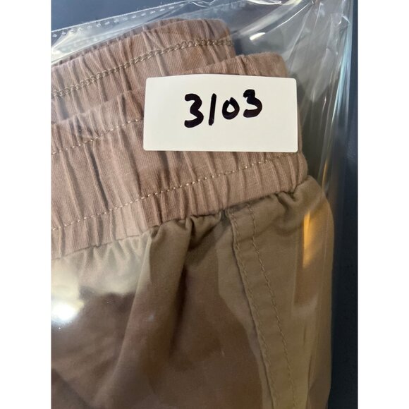 Lane Bryant Womens  26/28 Tan Cotton/Spandex Elastic Waist Shorts Stretch - Picture 10 of 10